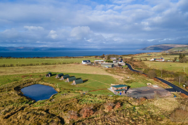 Successful Arran-based glamping business on the market at offers over £450,000