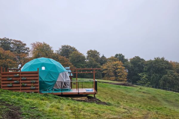 Drum Farm: From family farm to high-tech glamping